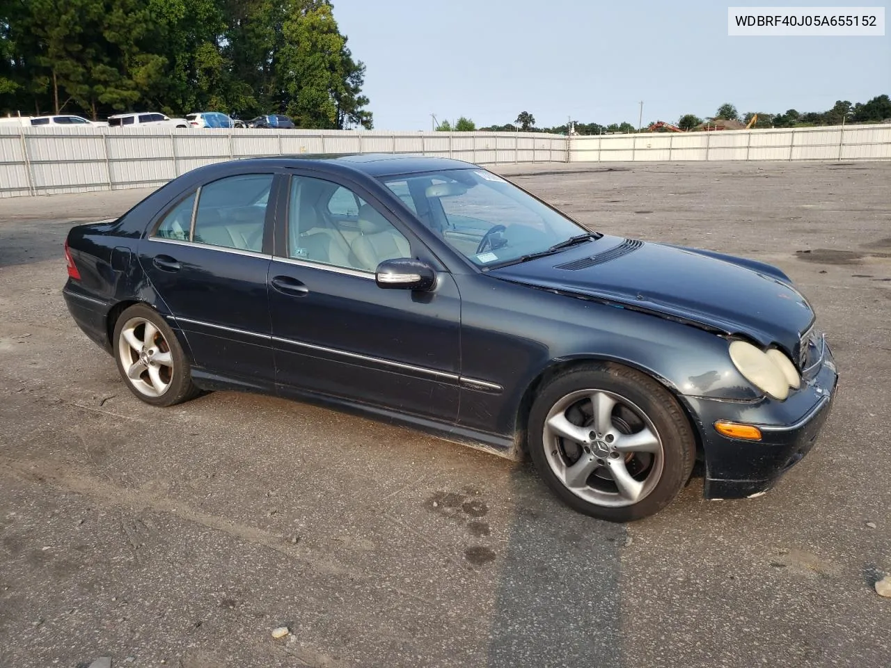 2005 Mercedes-Benz C 230K Sport Sedan VIN: WDBRF40J05A655152 Lot: 70788914