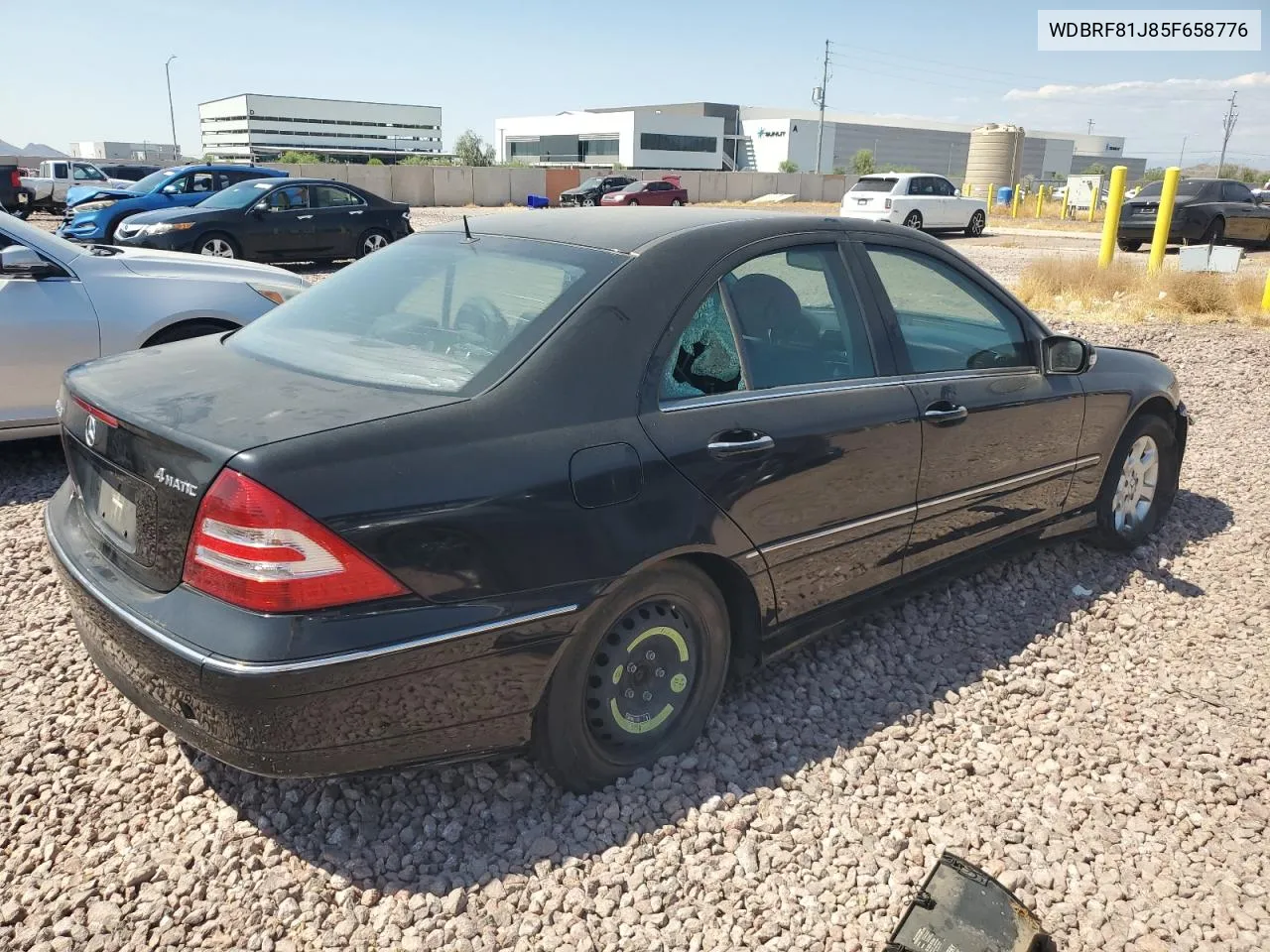 2005 Mercedes-Benz C 240 4Matic VIN: WDBRF81J85F658776 Lot: 71070474