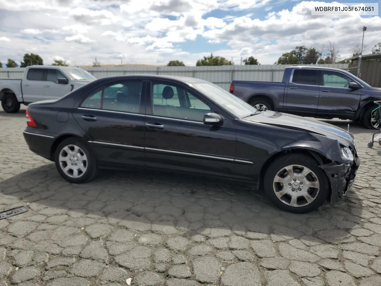 2005 Mercedes-Benz C 240 4Matic VIN: WDBRF81J05F674051 Lot: 71625434