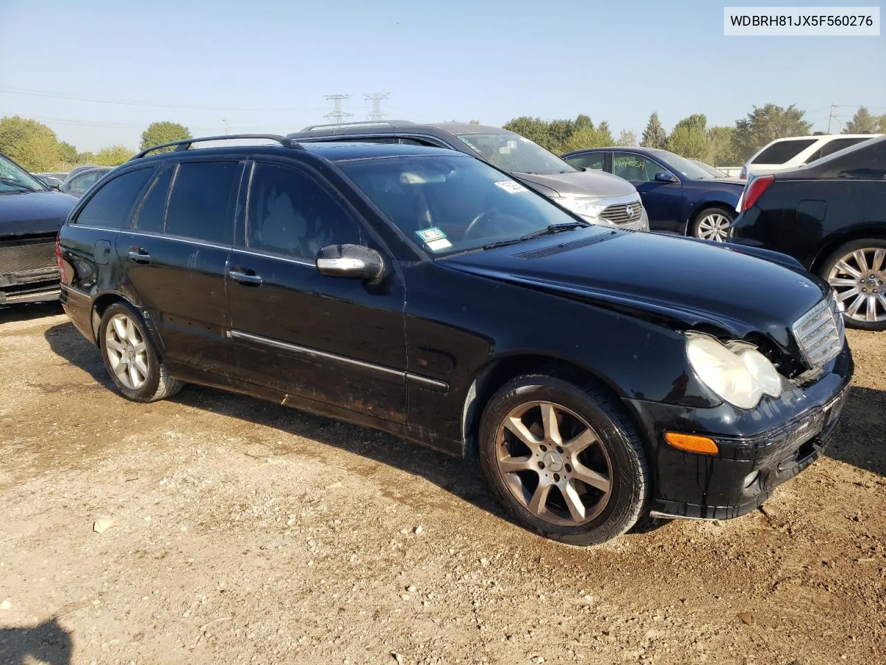 2005 Mercedes-Benz C 240 Sportwagon 4Matic VIN: WDBRH81JX5F560276 Lot: 71632604