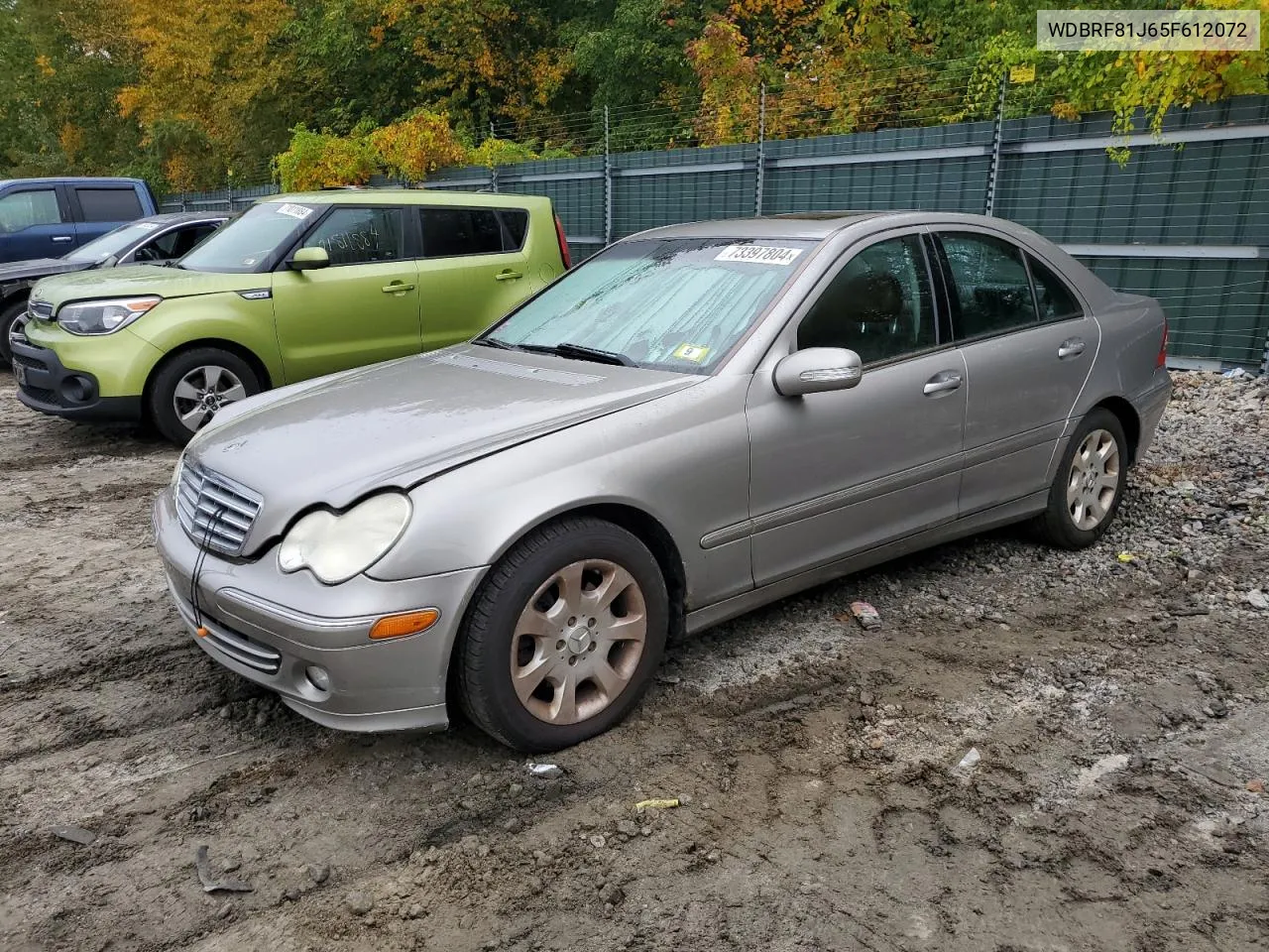 2005 Mercedes-Benz C 240 4Matic VIN: WDBRF81J65F612072 Lot: 73397804