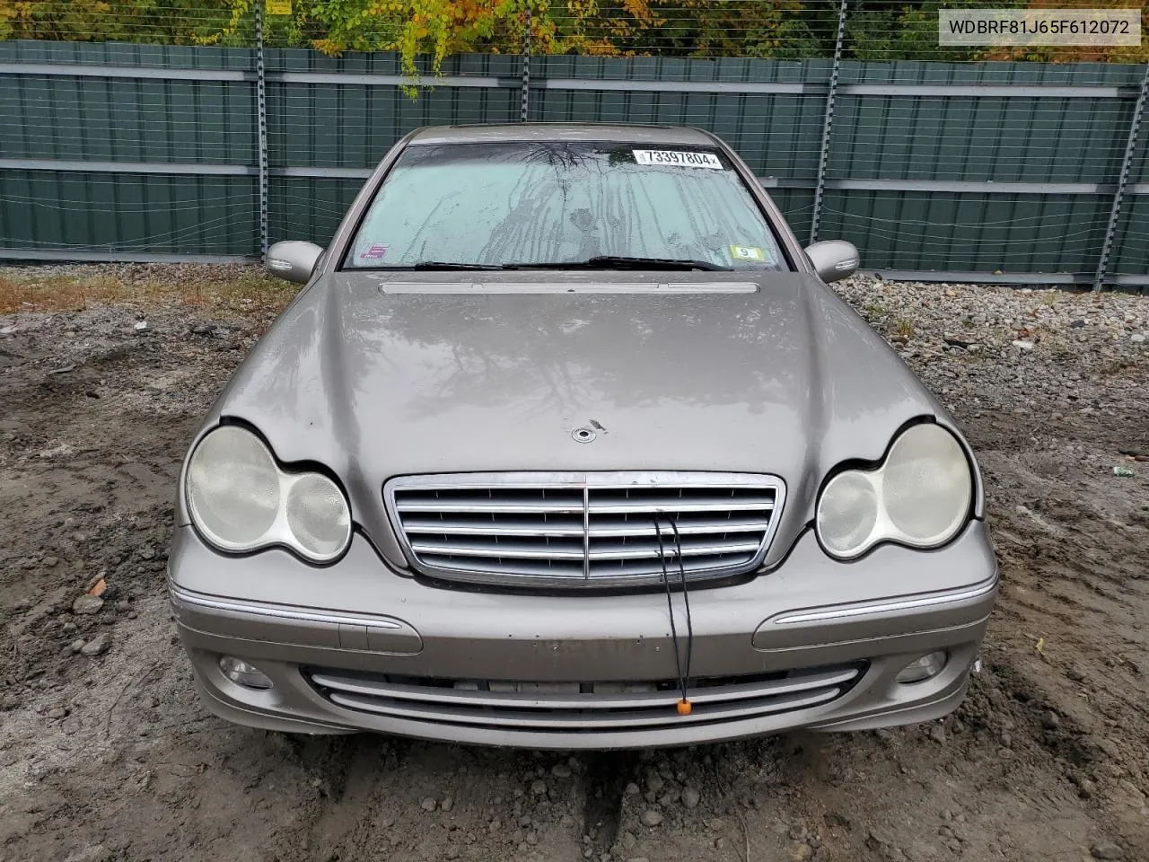 2005 Mercedes-Benz C 240 4Matic VIN: WDBRF81J65F612072 Lot: 73397804