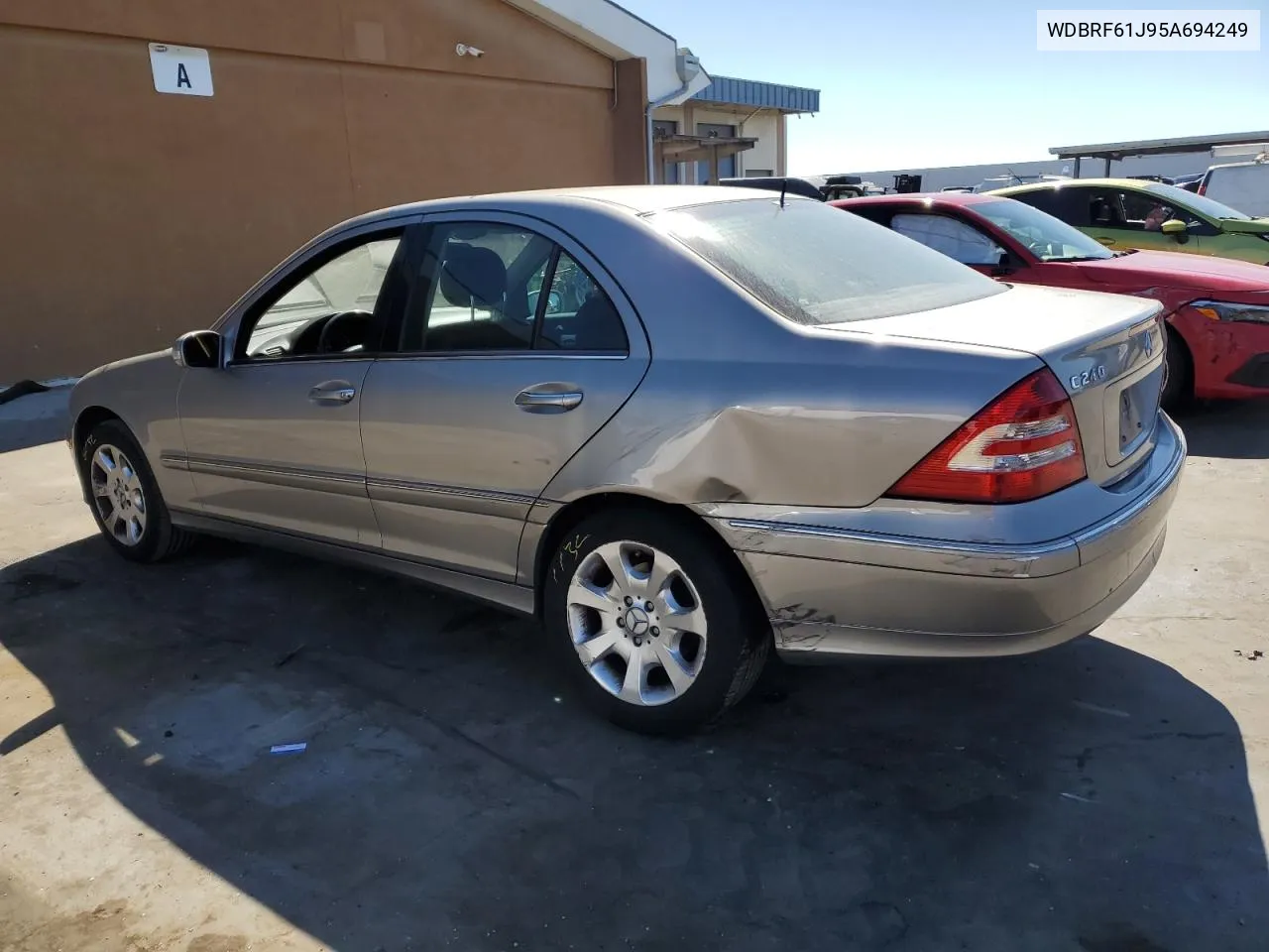 2005 Mercedes-Benz C 240 VIN: WDBRF61J95A694249 Lot: 73413314