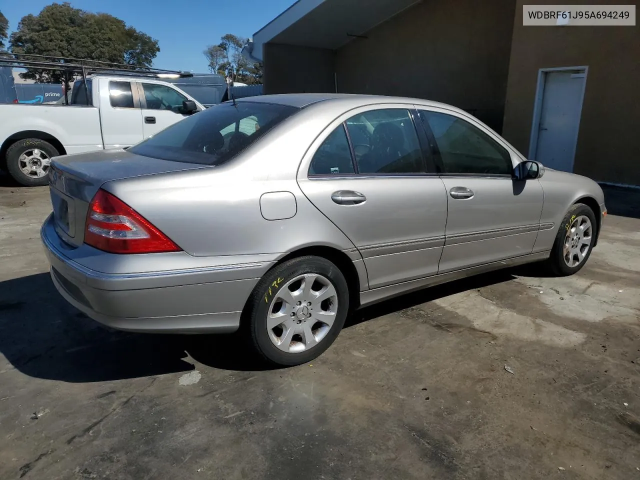 2005 Mercedes-Benz C 240 VIN: WDBRF61J95A694249 Lot: 73413314