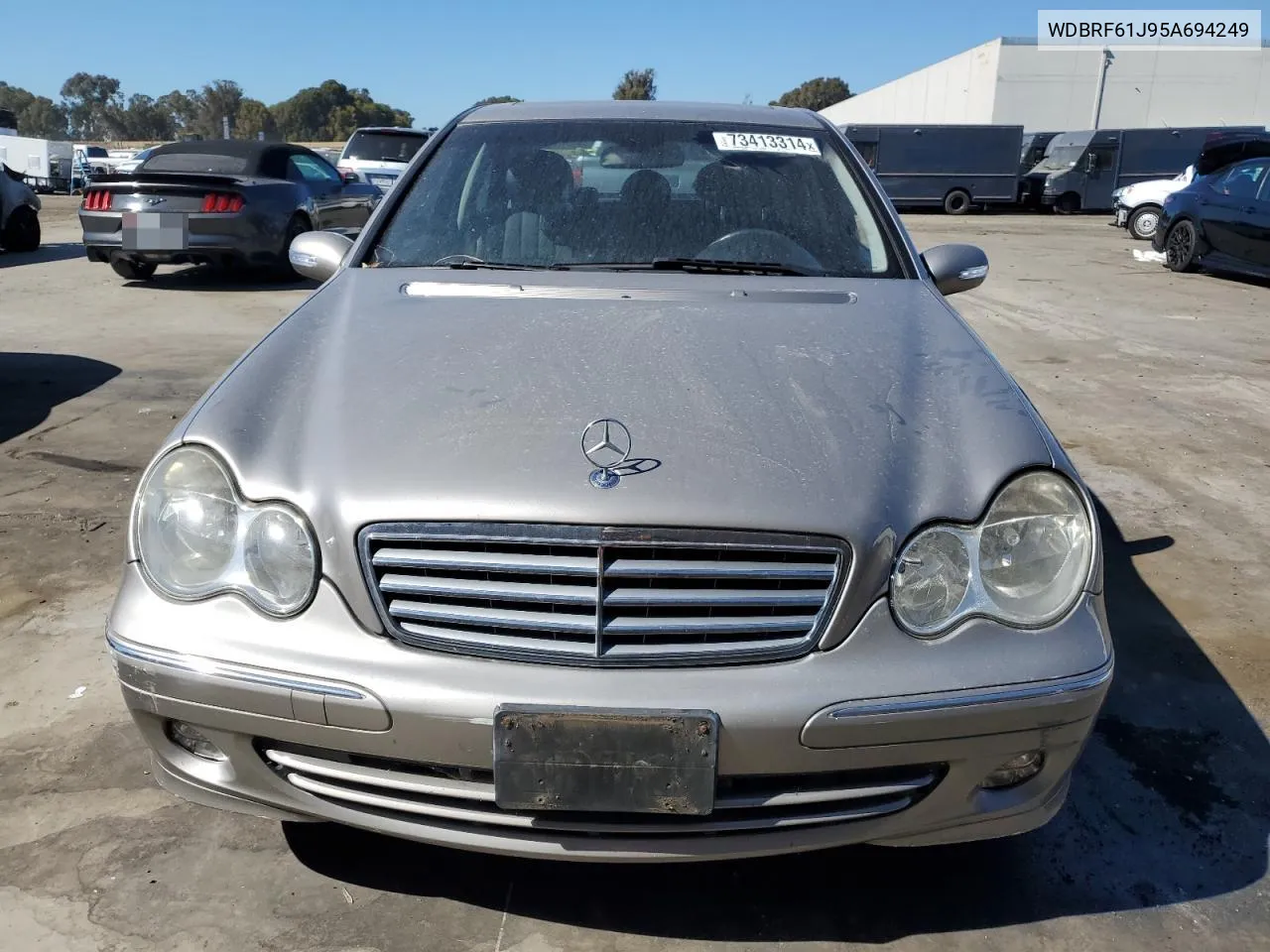 2005 Mercedes-Benz C 240 VIN: WDBRF61J95A694249 Lot: 73413314