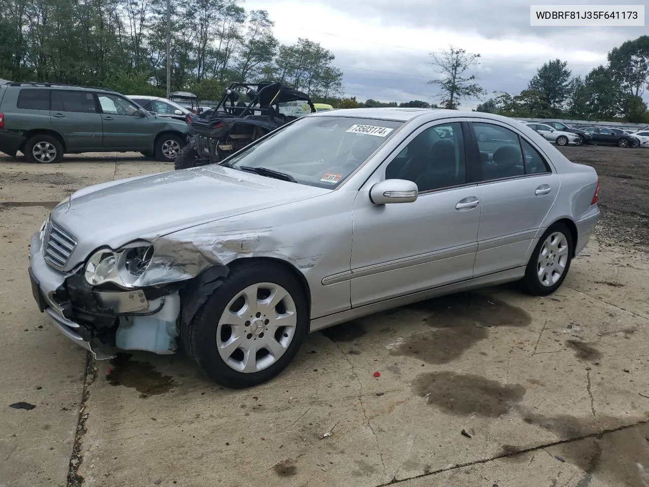 2005 Mercedes-Benz C 240 4Matic VIN: WDBRF81J35F641173 Lot: 73503174