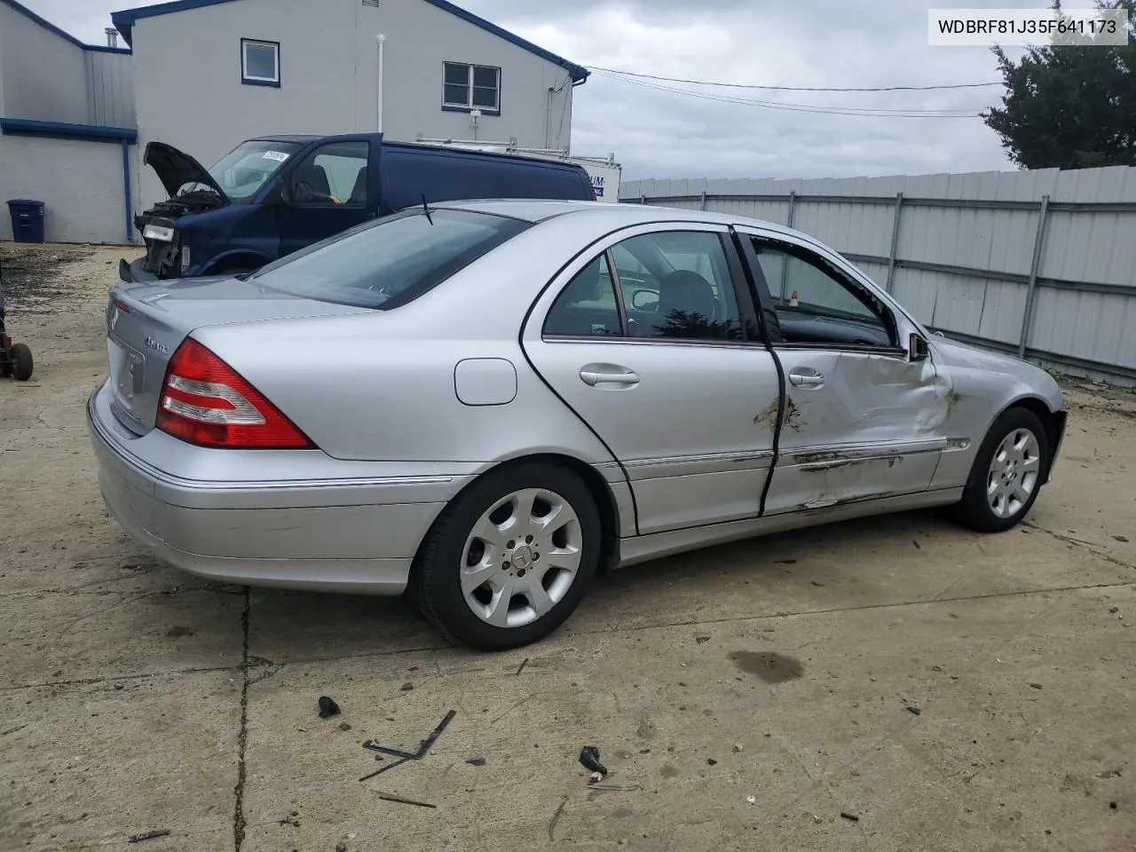 2005 Mercedes-Benz C 240 4Matic VIN: WDBRF81J35F641173 Lot: 73503174