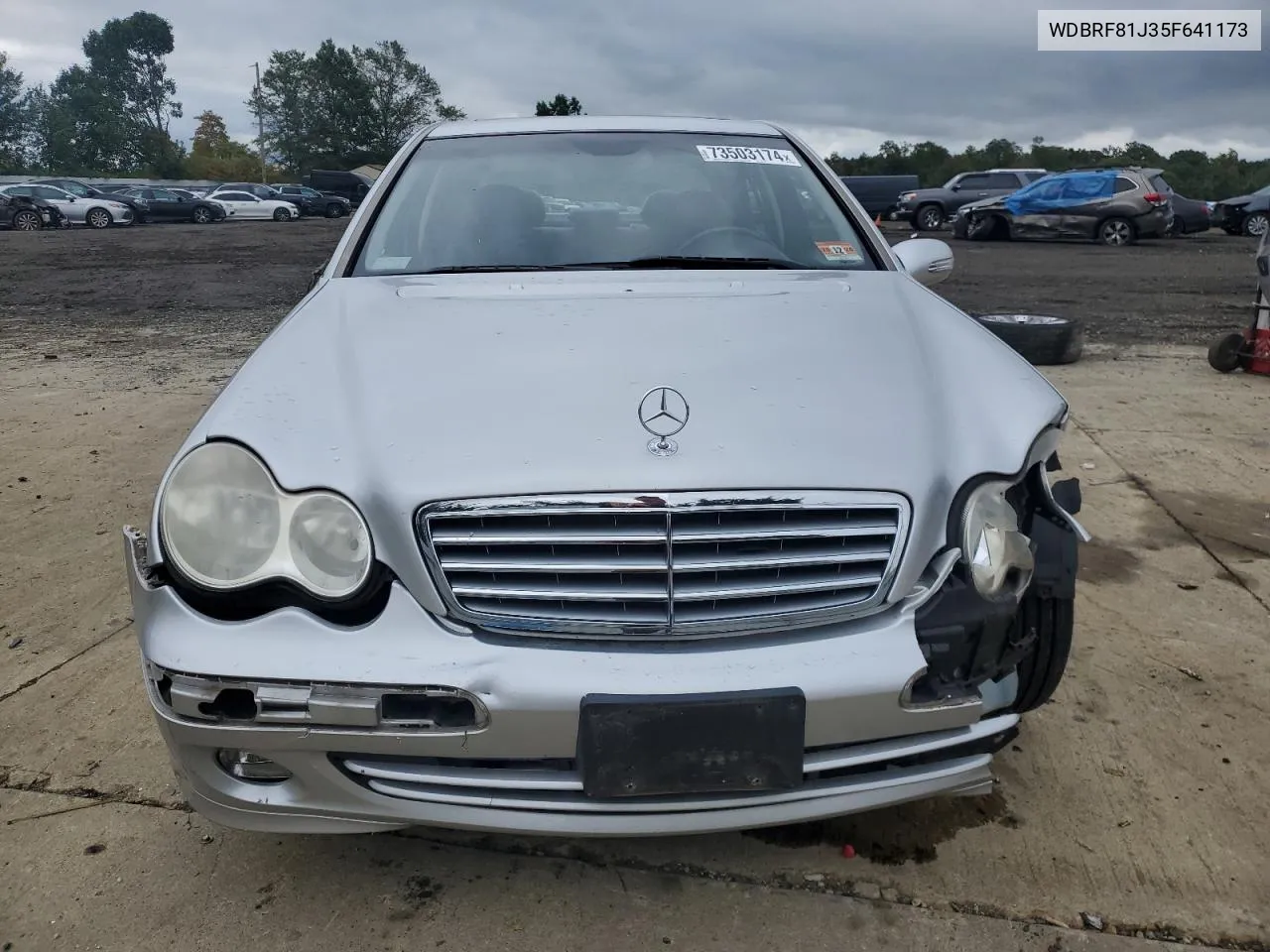 2005 Mercedes-Benz C 240 4Matic VIN: WDBRF81J35F641173 Lot: 73503174