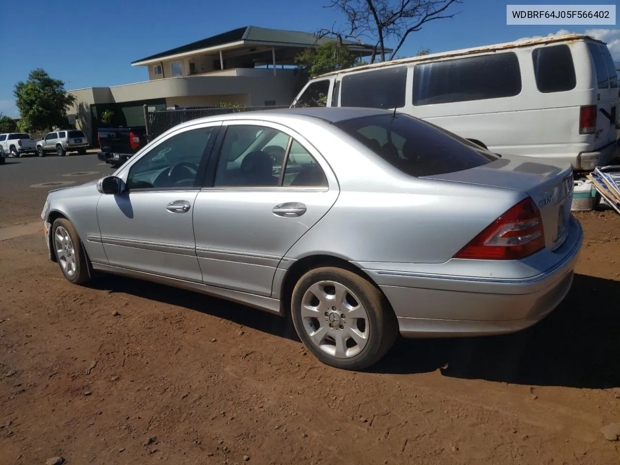 2005 Mercedes-Benz C 320 VIN: WDBRF64J05F566402 Lot: 73782604