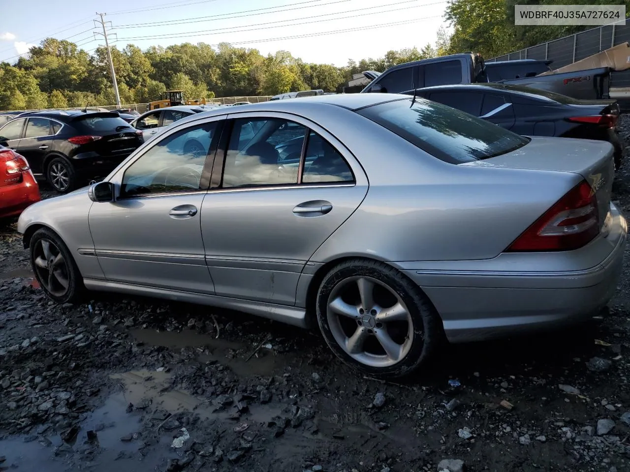 2005 Mercedes-Benz C 230K Sport Sedan VIN: WDBRF40J35A727624 Lot: 74068854