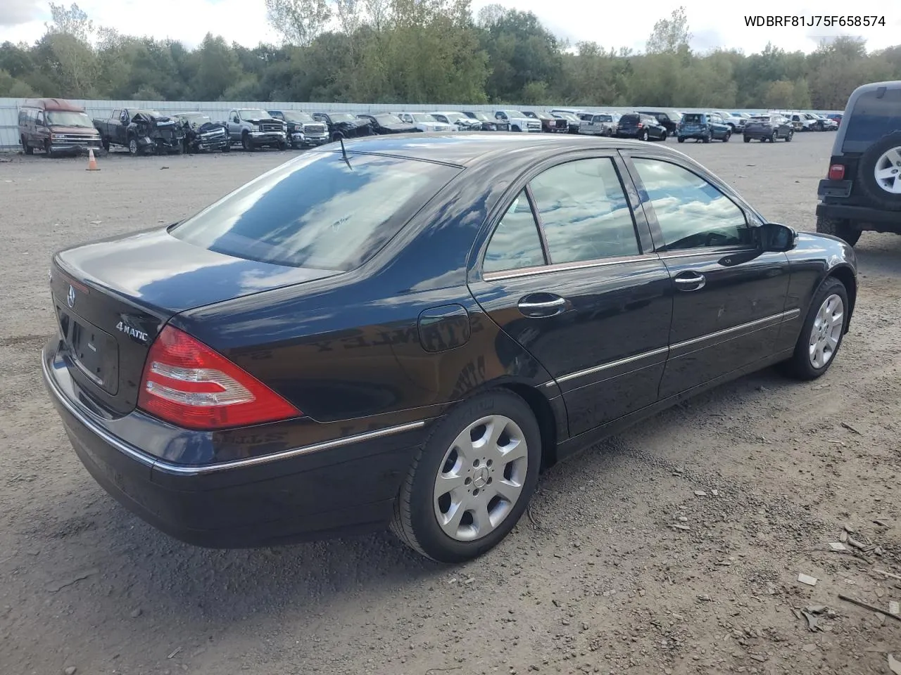 2005 Mercedes-Benz C 240 4Matic VIN: WDBRF81J75F658574 Lot: 74149004