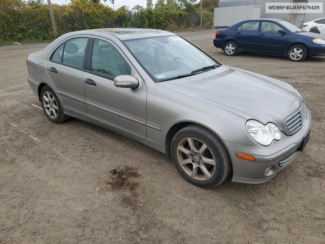 2005 Mercedes-Benz C 230K Sport Sedan VIN: WDBRF40J45F679439 Lot: 74284004