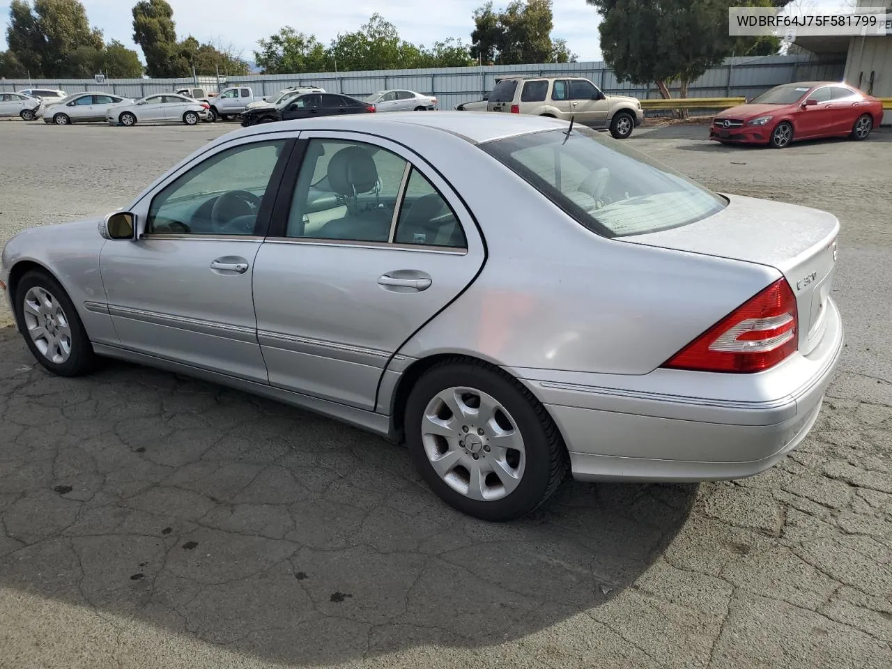 2005 Mercedes-Benz C 320 VIN: WDBRF64J75F581799 Lot: 75458214