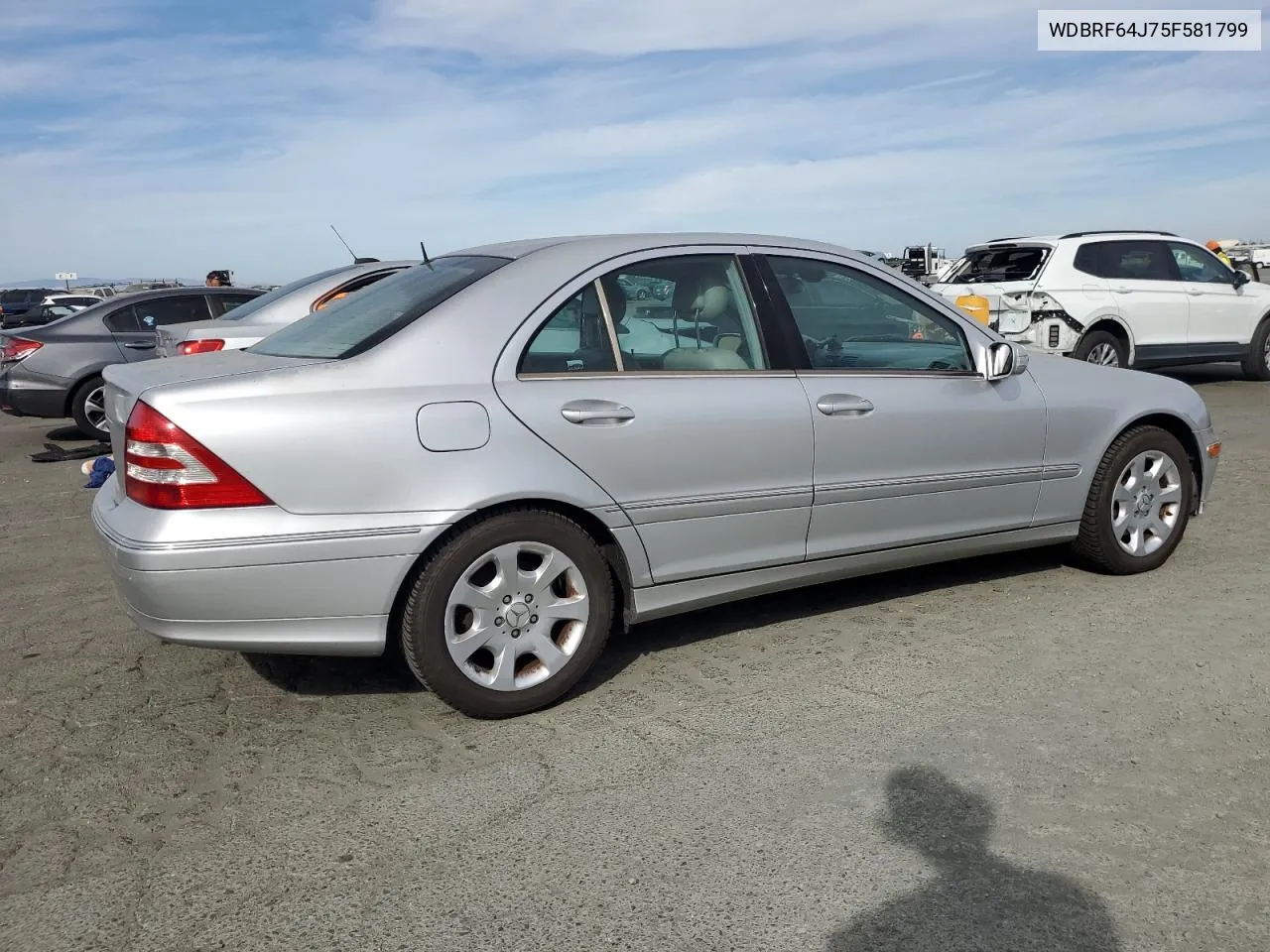 2005 Mercedes-Benz C 320 VIN: WDBRF64J75F581799 Lot: 75458214