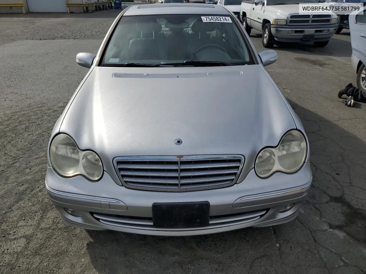 2005 Mercedes-Benz C 320 VIN: WDBRF64J75F581799 Lot: 75458214