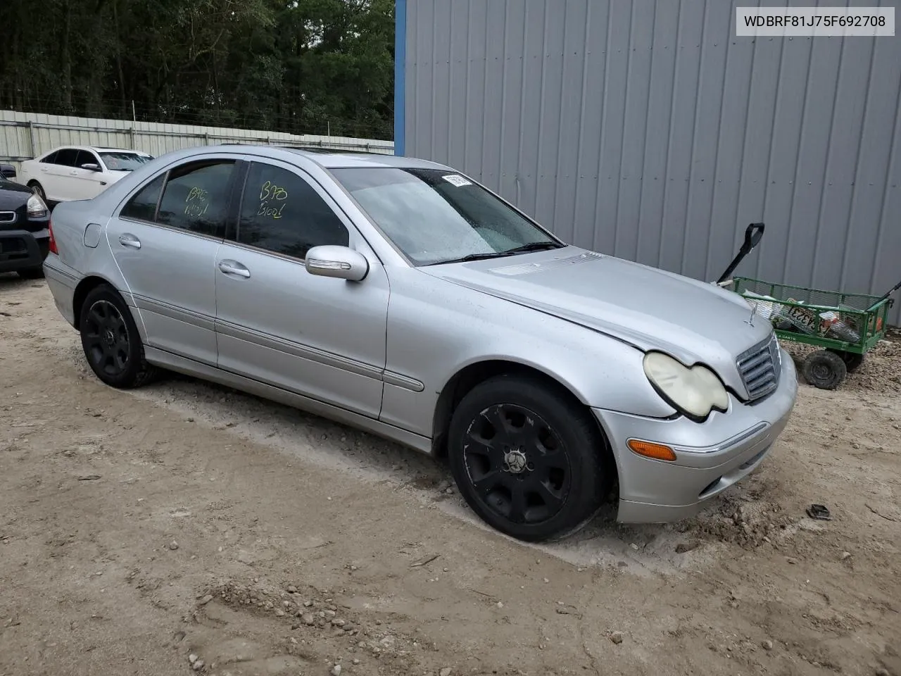 2005 Mercedes-Benz C 240 4Matic VIN: WDBRF81J75F692708 Lot: 75619814