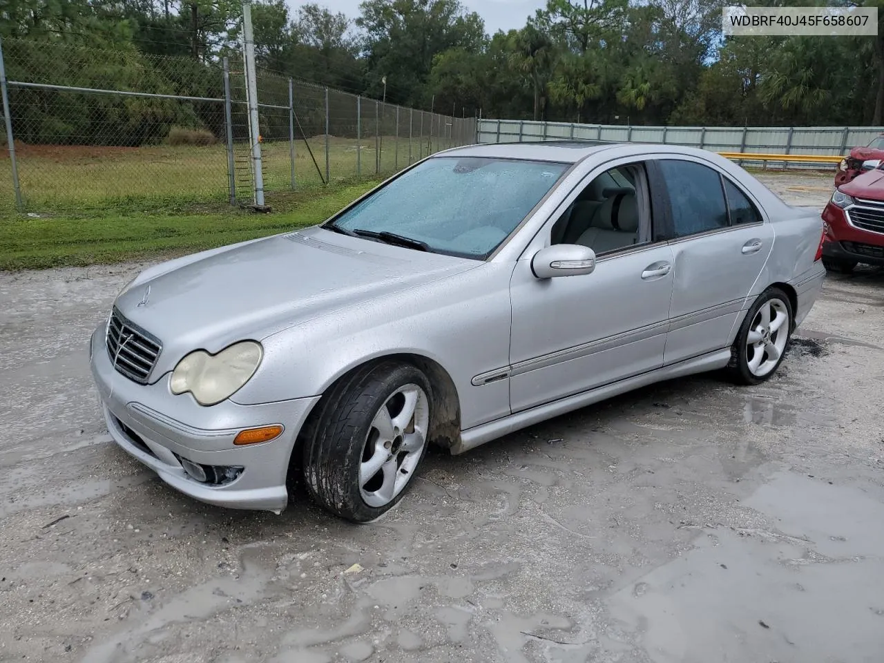 2005 Mercedes-Benz C 230K Sport Sedan VIN: WDBRF40J45F658607 Lot: 77217624