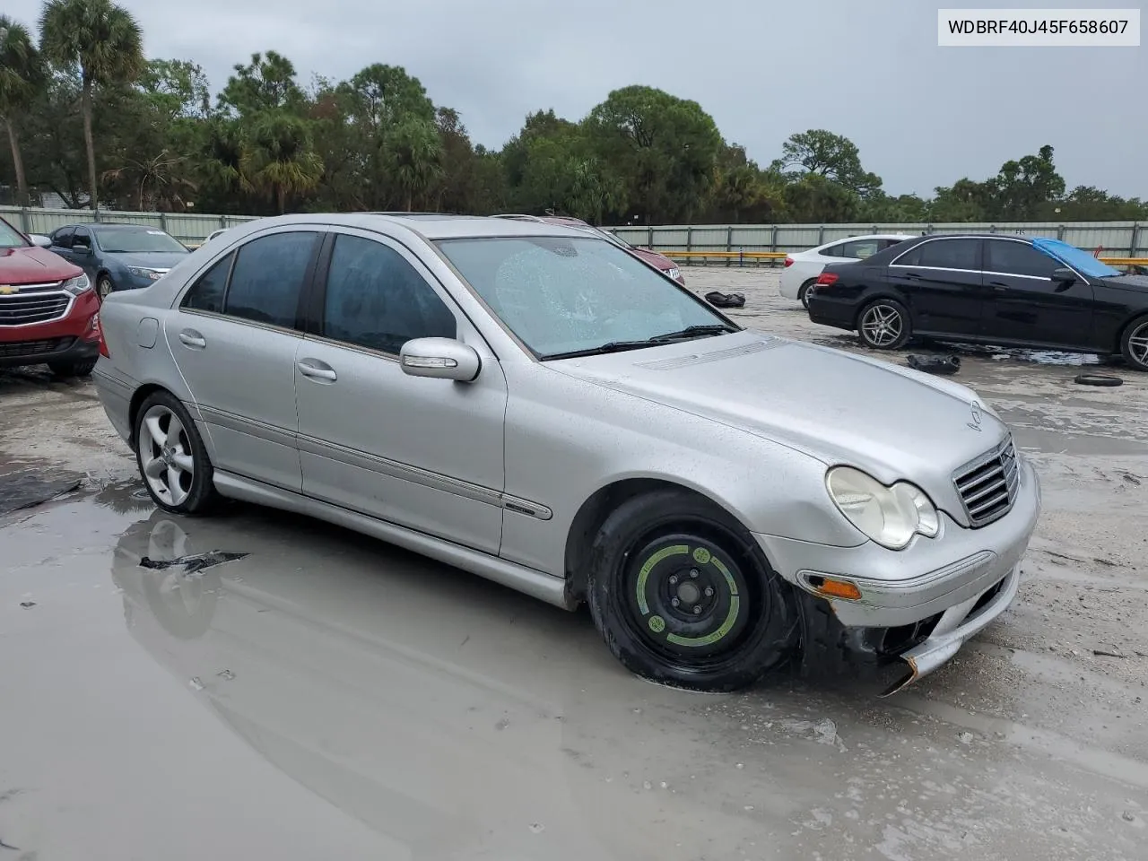 2005 Mercedes-Benz C 230K Sport Sedan VIN: WDBRF40J45F658607 Lot: 77217624