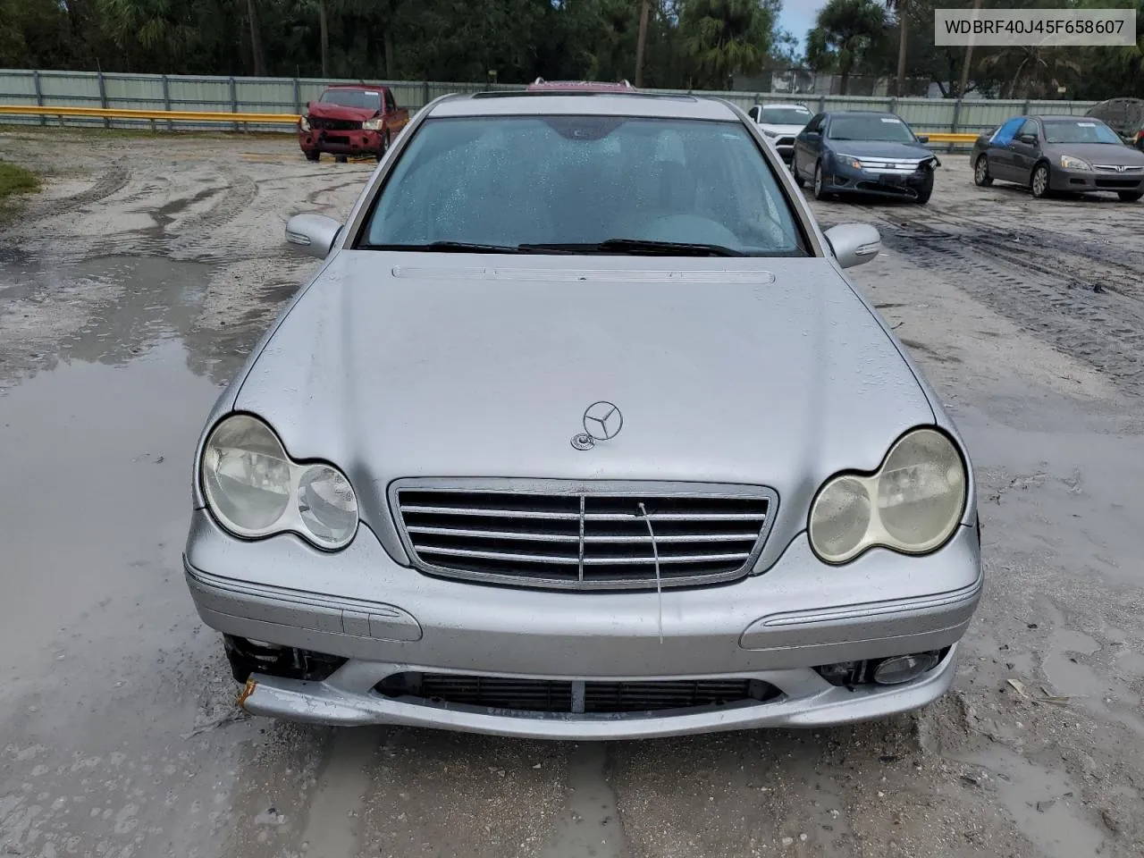 2005 Mercedes-Benz C 230K Sport Sedan VIN: WDBRF40J45F658607 Lot: 77217624