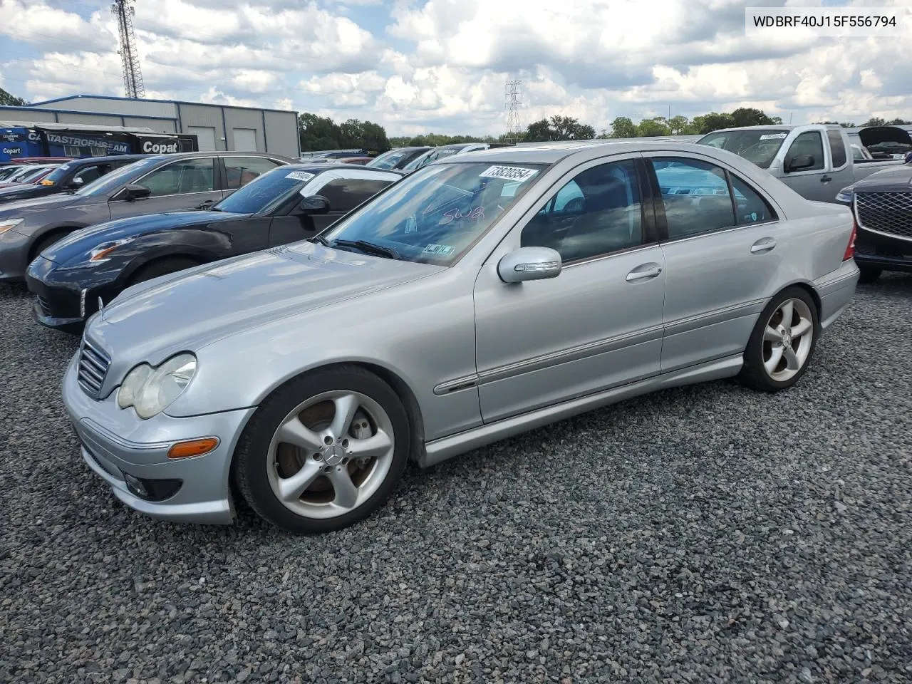 2005 Mercedes-Benz C 230K Sport Sedan VIN: WDBRF40J15F556794 Lot: 77346594