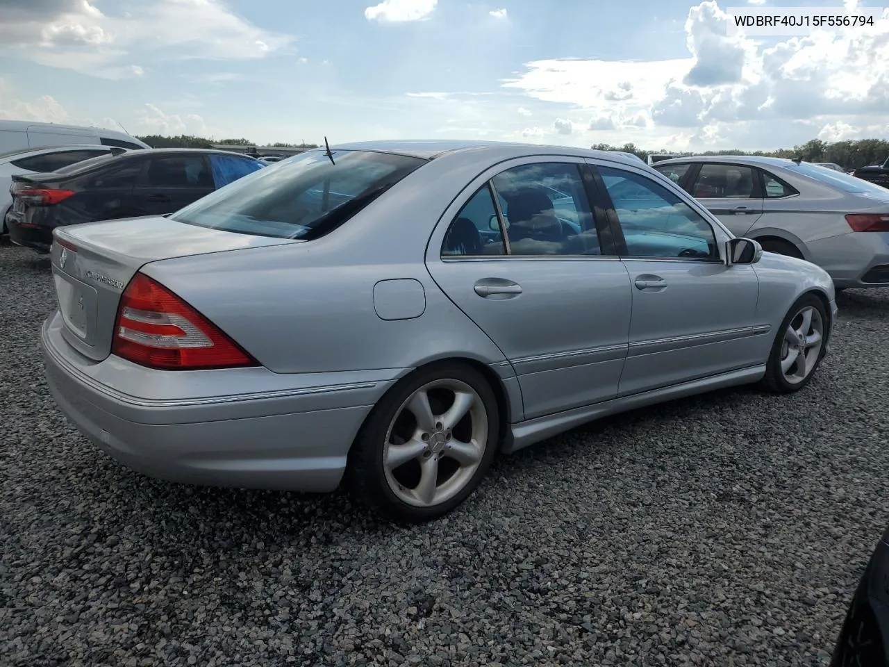 2005 Mercedes-Benz C 230K Sport Sedan VIN: WDBRF40J15F556794 Lot: 77346594