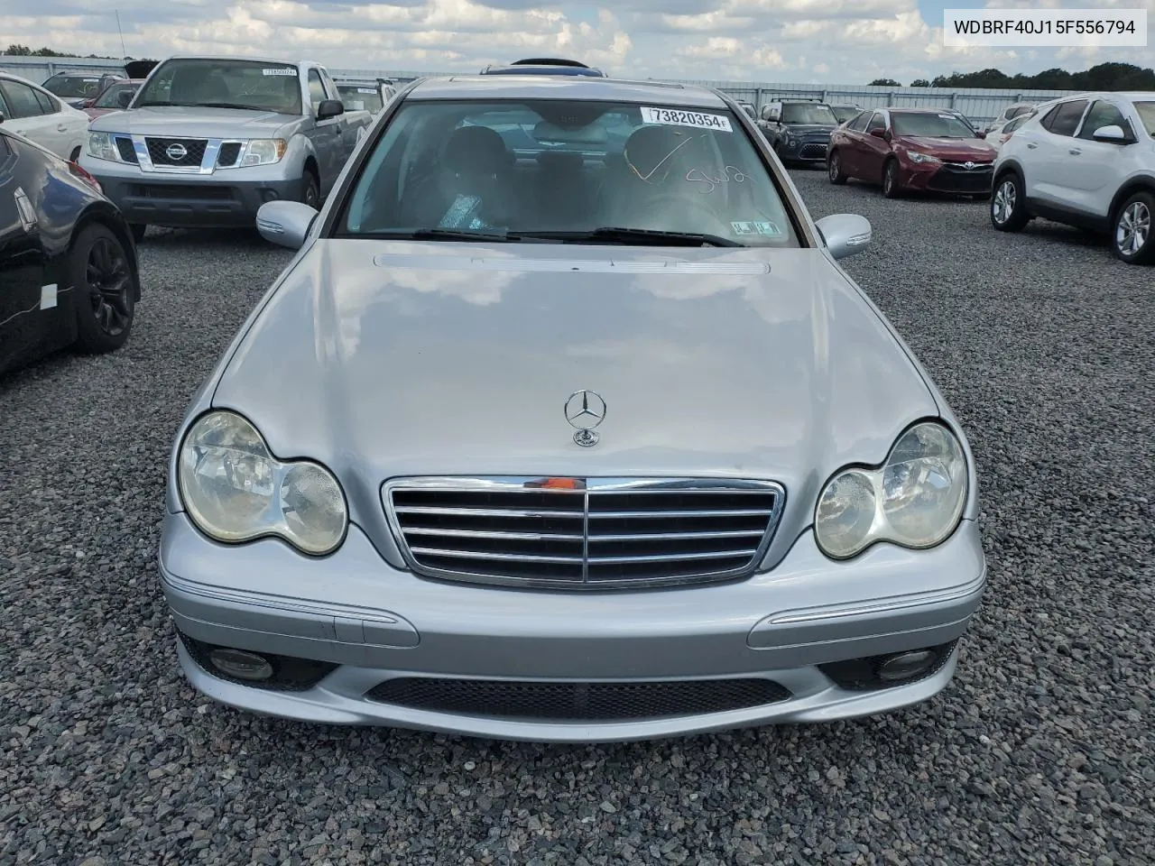 2005 Mercedes-Benz C 230K Sport Sedan VIN: WDBRF40J15F556794 Lot: 77346594