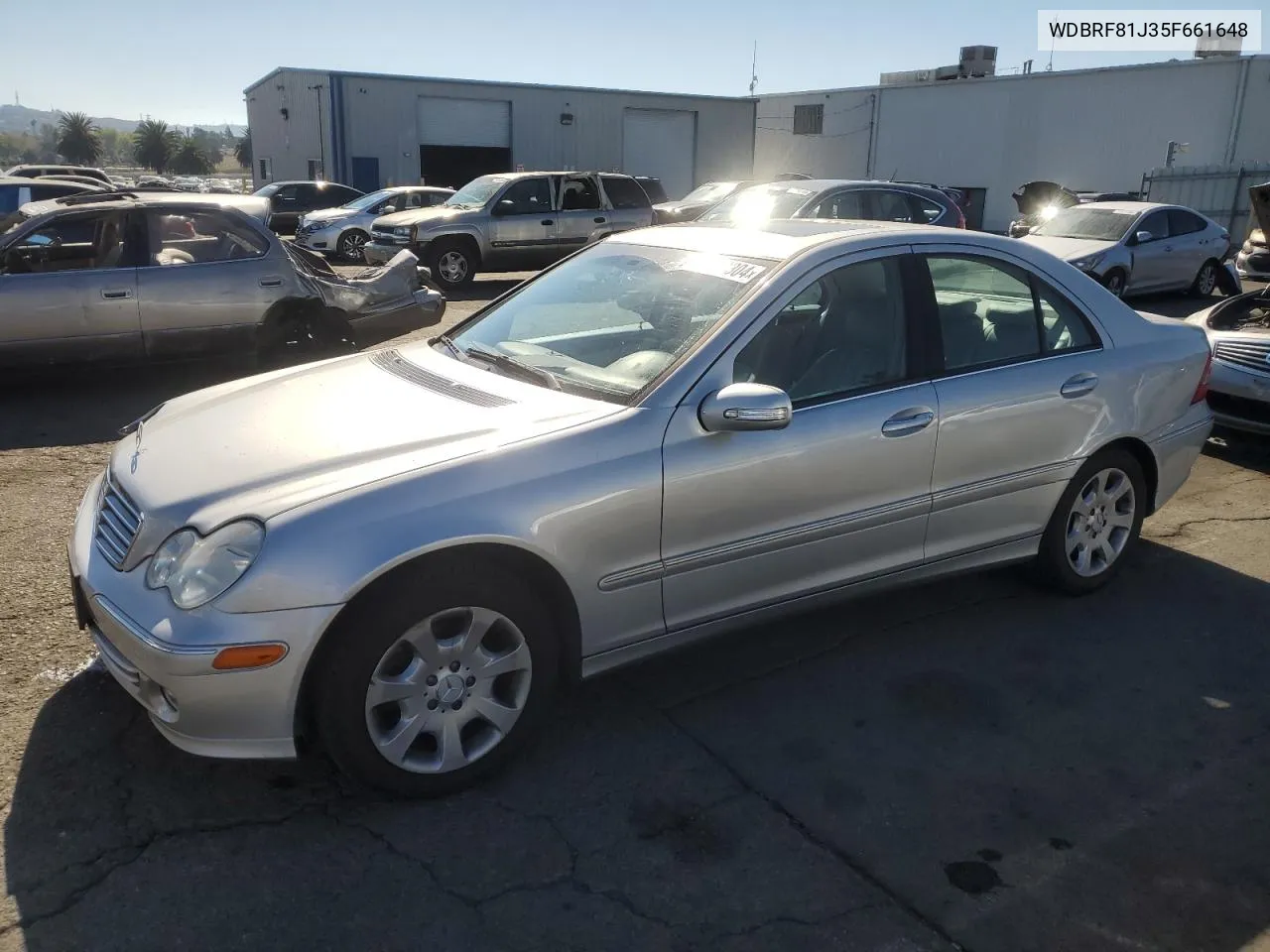 2005 Mercedes-Benz C 240 4Matic VIN: WDBRF81J35F661648 Lot: 77632304