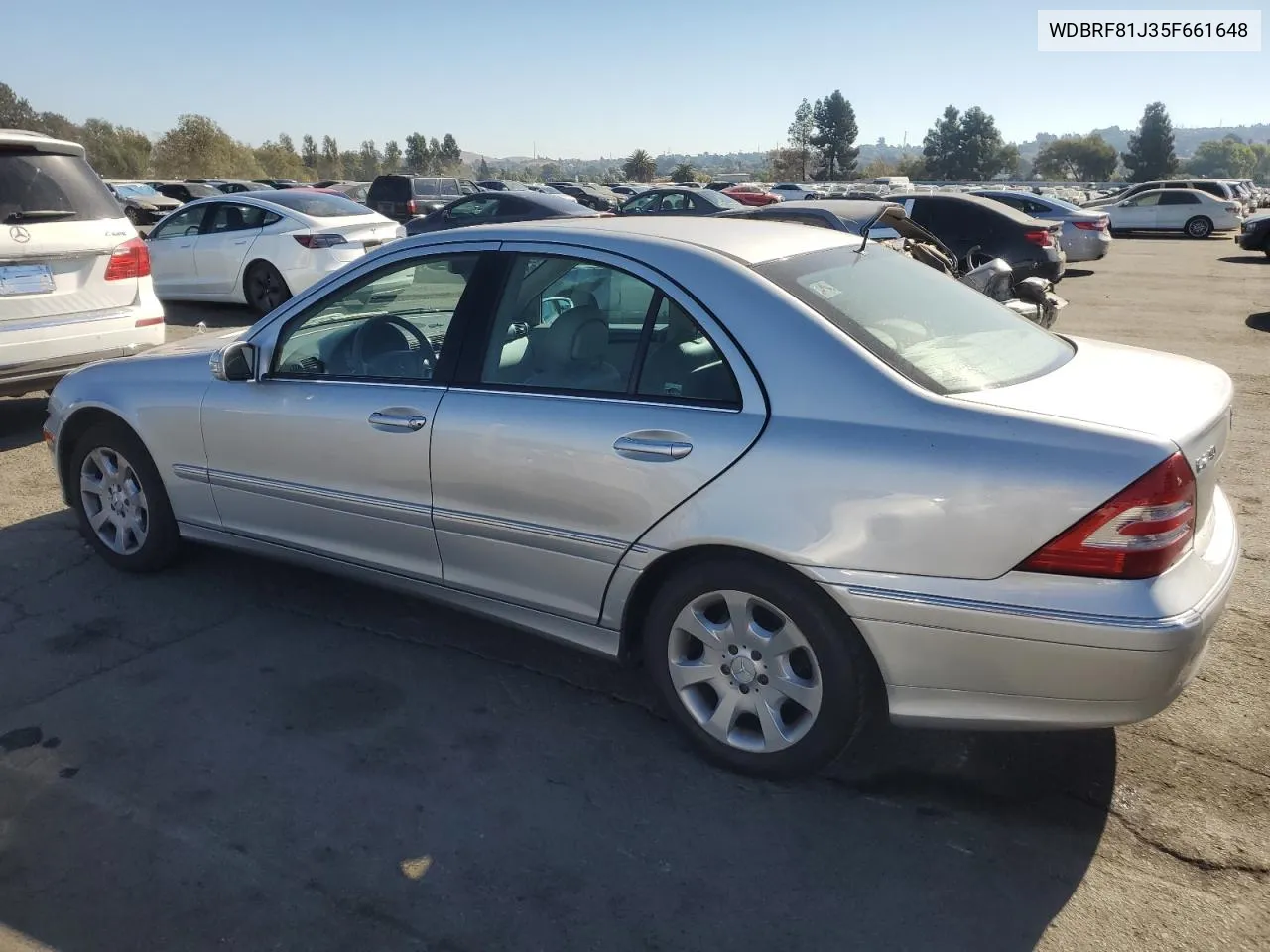 2005 Mercedes-Benz C 240 4Matic VIN: WDBRF81J35F661648 Lot: 77632304