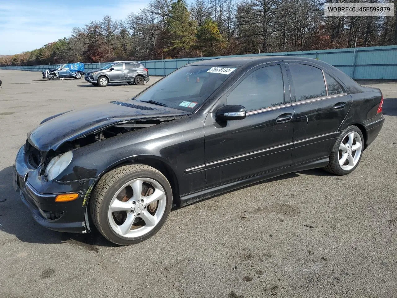 2005 Mercedes-Benz C 230K Sport Sedan VIN: WDBRF40J45F599879 Lot: 78576134