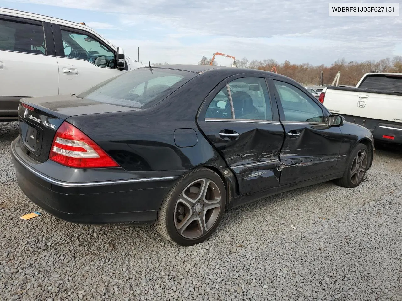 2005 Mercedes-Benz C 240 4Matic VIN: WDBRF81J05F627151 Lot: 78636464