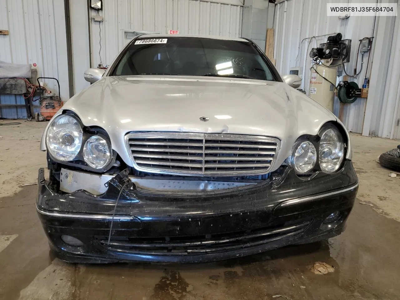 2005 Mercedes-Benz C 240 4Matic VIN: WDBRF81J35F684704 Lot: 78686674