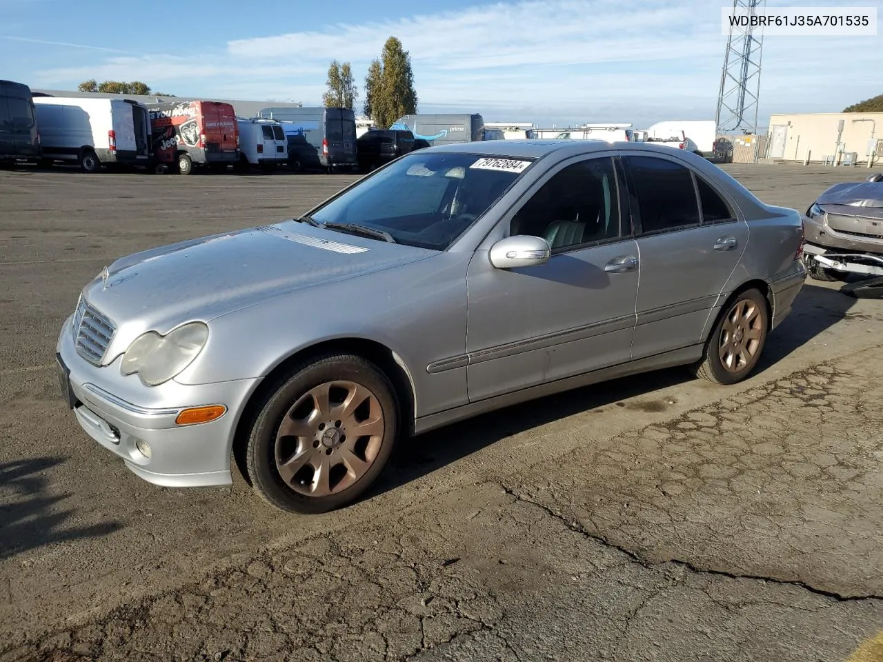 2005 Mercedes-Benz C 240 VIN: WDBRF61J35A701535 Lot: 79762884