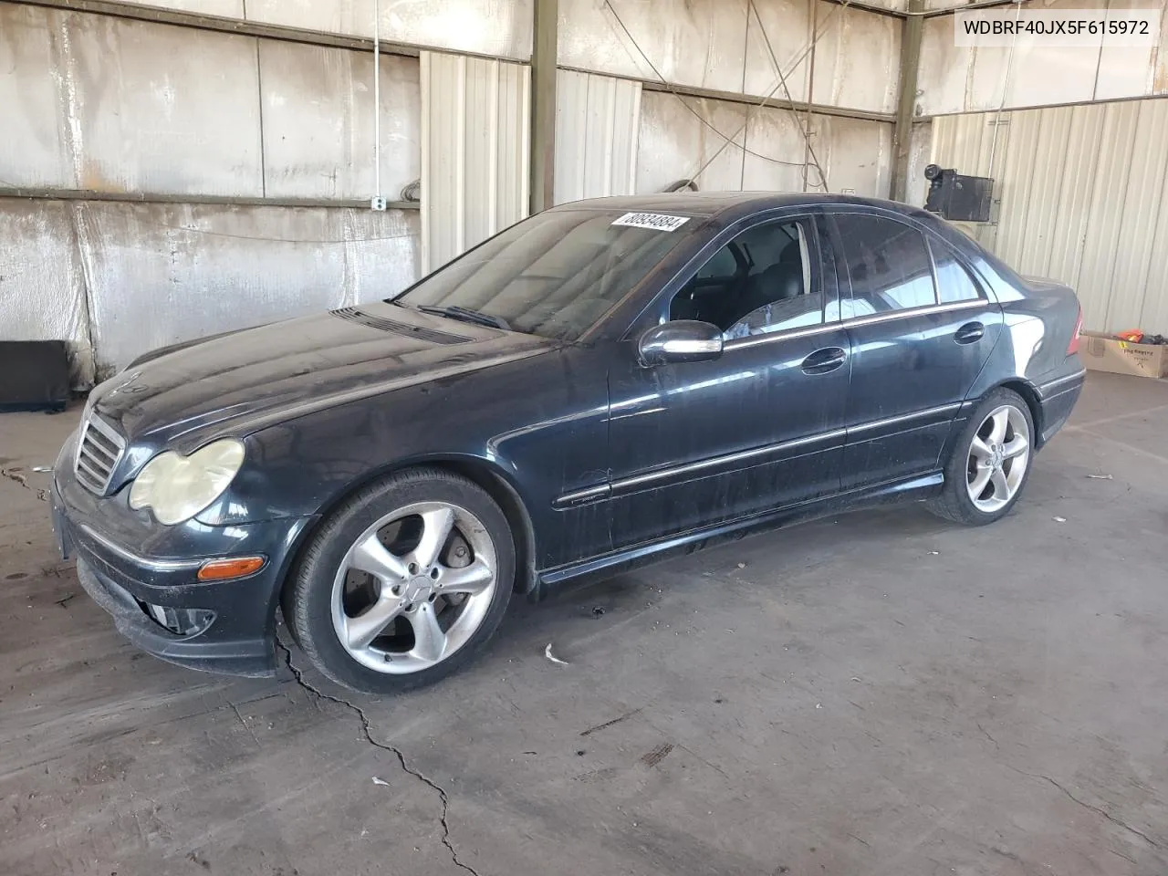 2005 Mercedes-Benz C 230K Sport Sedan VIN: WDBRF40JX5F615972 Lot: 80934884