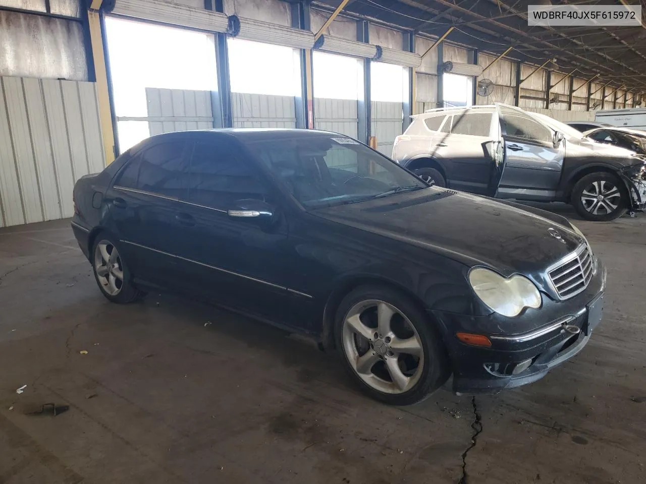 2005 Mercedes-Benz C 230K Sport Sedan VIN: WDBRF40JX5F615972 Lot: 80934884