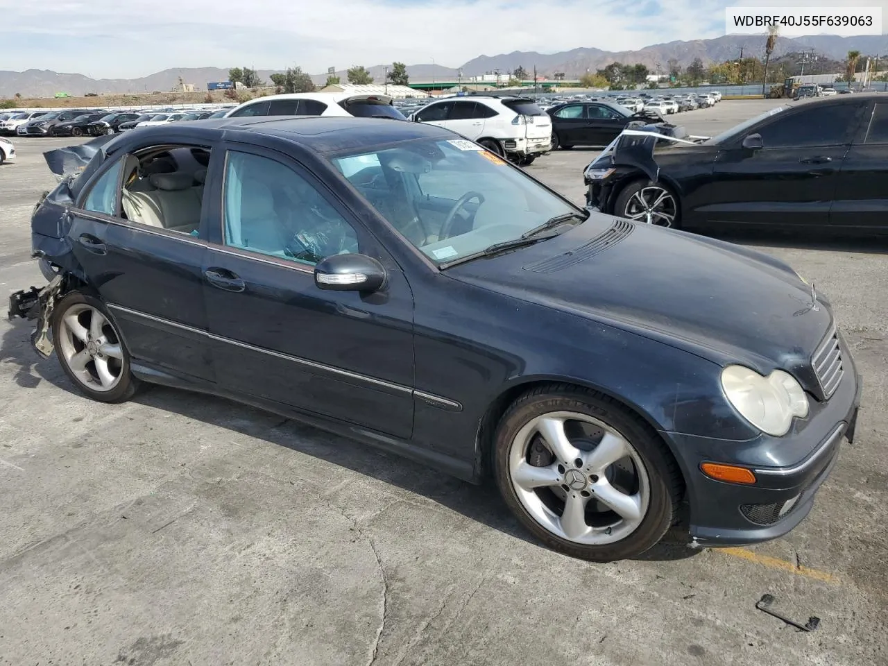 2005 Mercedes-Benz C 230K Sport Sedan VIN: WDBRF40J55F639063 Lot: 80997114