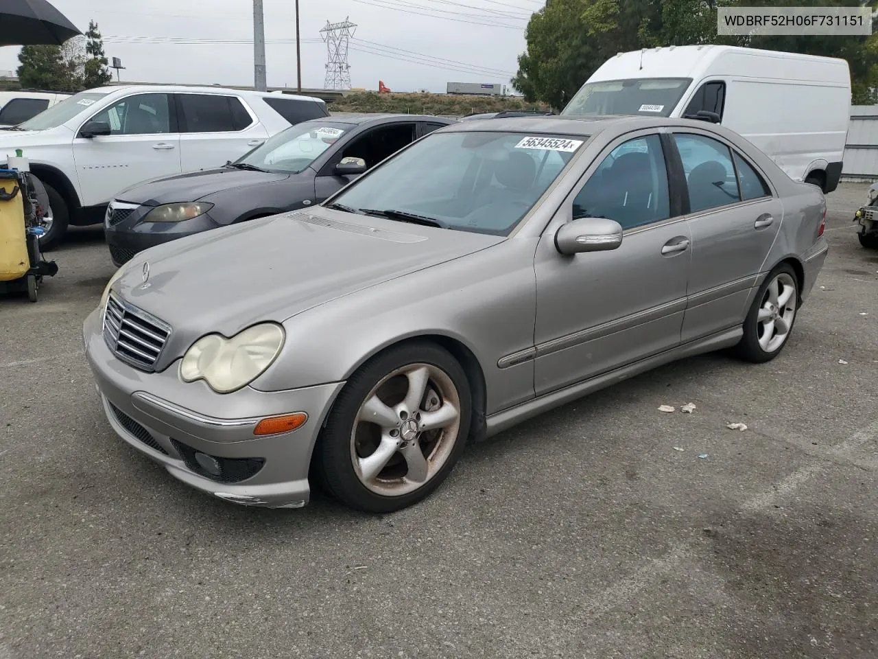 2006 Mercedes-Benz C 230 VIN: WDBRF52H06F731151 Lot: 56345524