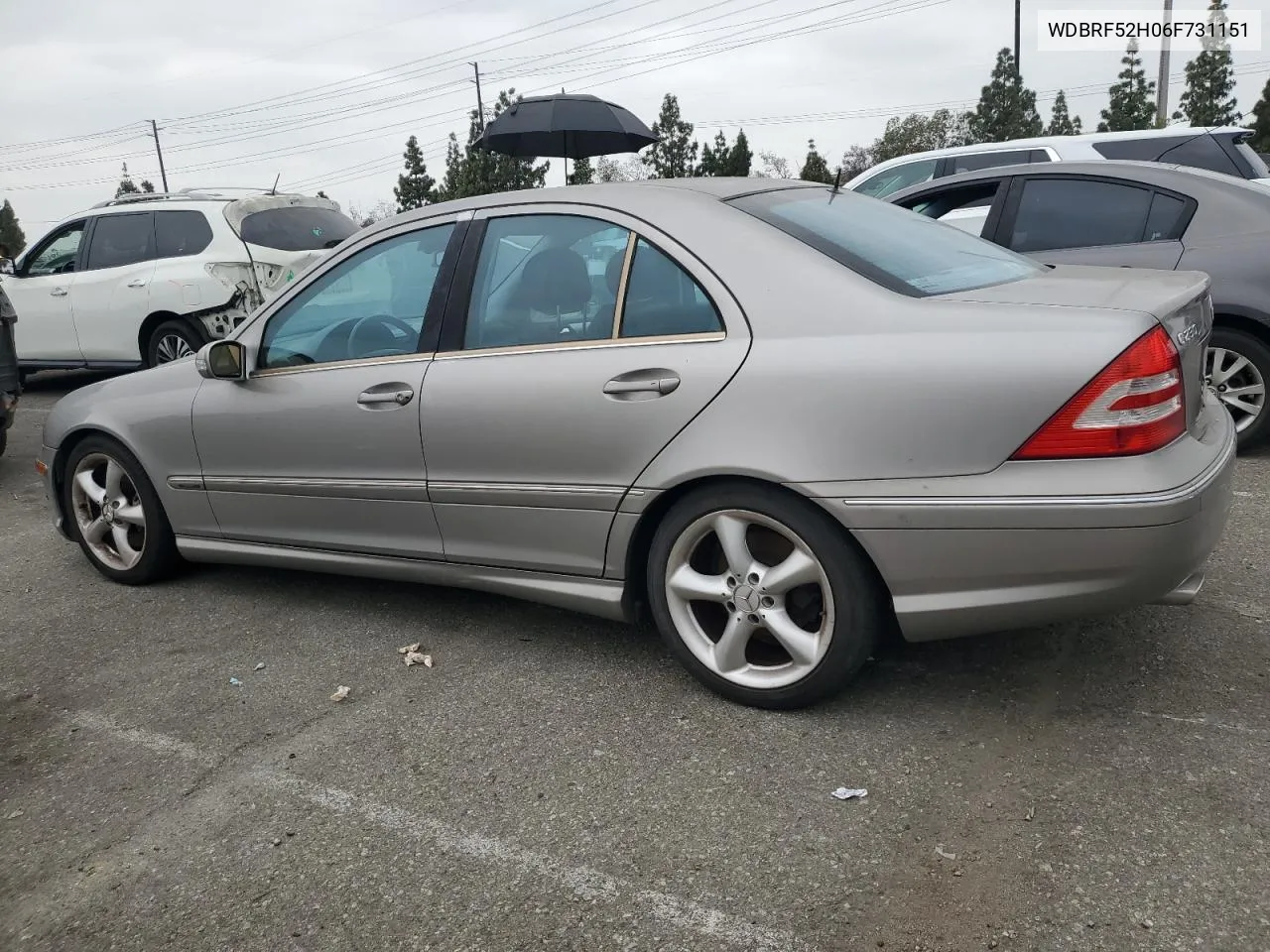 2006 Mercedes-Benz C 230 VIN: WDBRF52H06F731151 Lot: 56345524