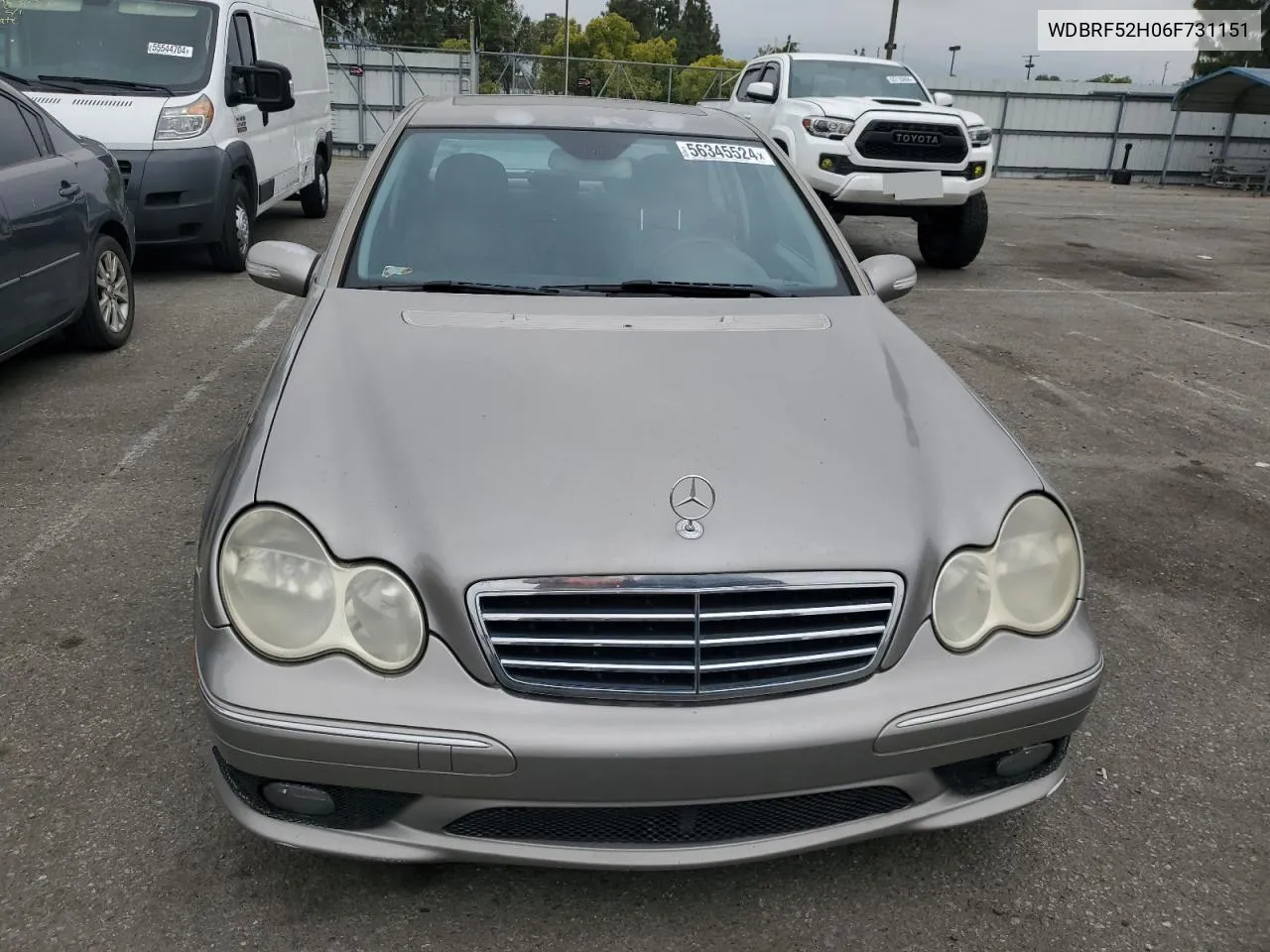 2006 Mercedes-Benz C 230 VIN: WDBRF52H06F731151 Lot: 56345524