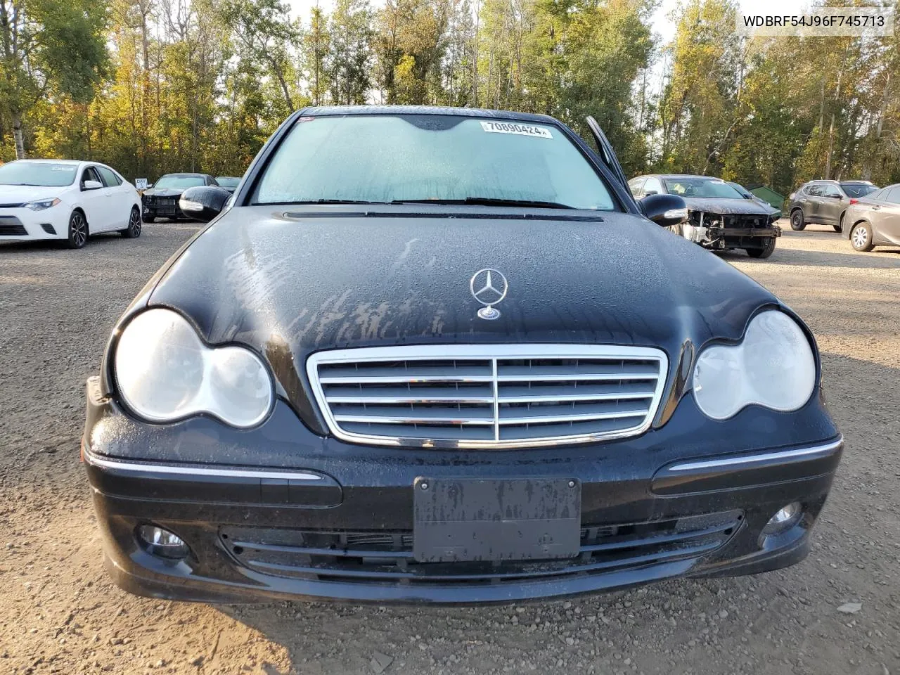 2006 Mercedes-Benz C 280 VIN: WDBRF54J96F745713 Lot: 70890424