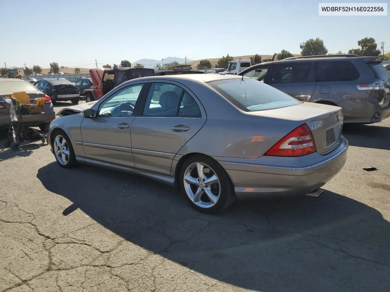 2006 Mercedes-Benz C 230 VIN: WDBRF52H16E022556 Lot: 72858994