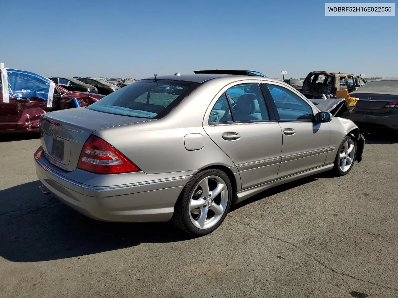 2006 Mercedes-Benz C 230 VIN: WDBRF52H16E022556 Lot: 72858994