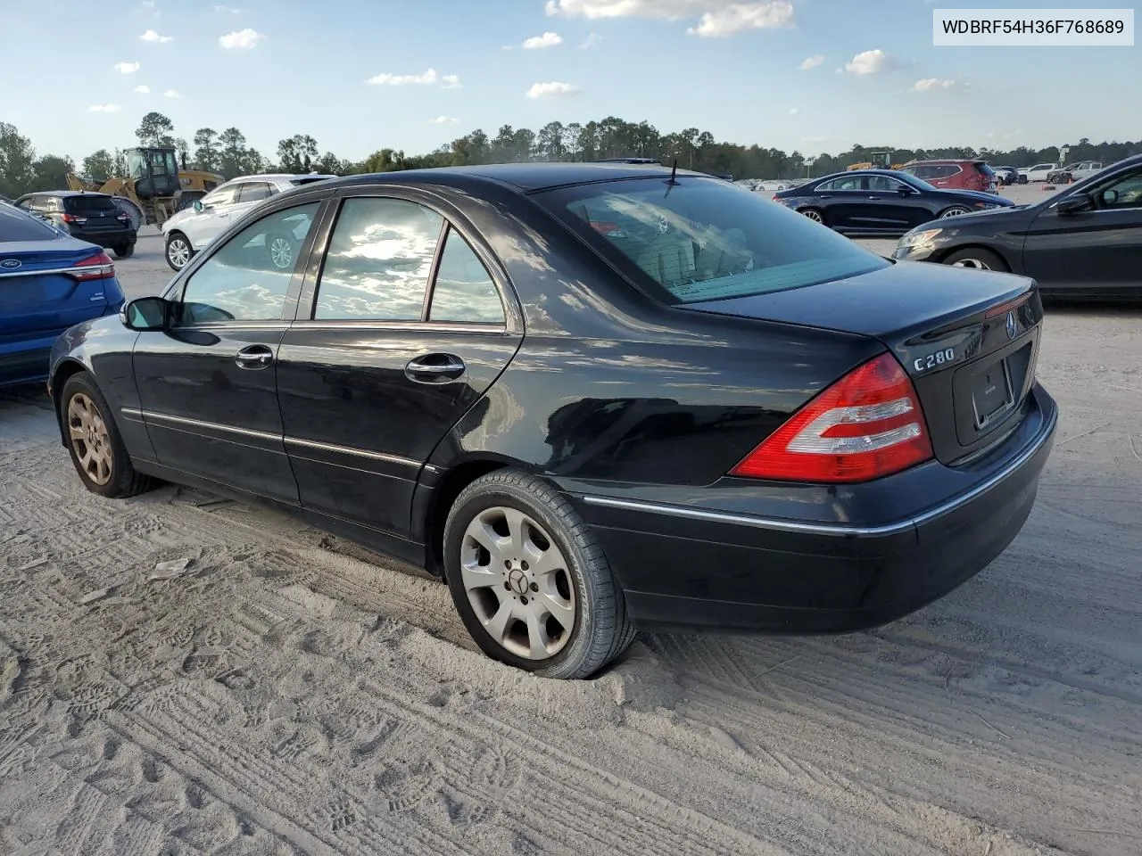 2006 Mercedes-Benz C 280 VIN: WDBRF54H36F768689 Lot: 73497954