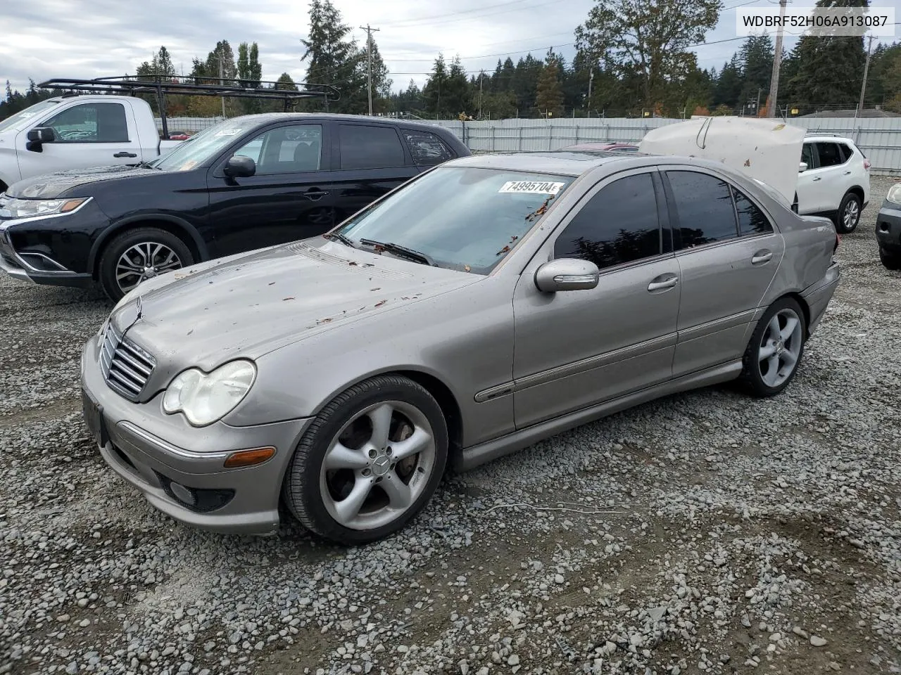 2006 Mercedes-Benz C 230 VIN: WDBRF52H06A913087 Lot: 74995704