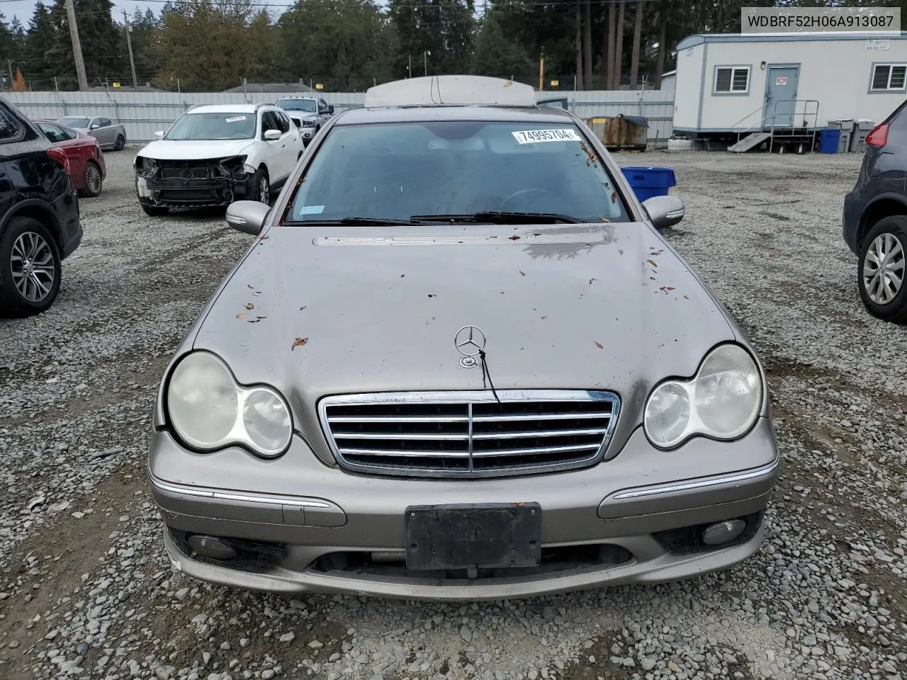 2006 Mercedes-Benz C 230 VIN: WDBRF52H06A913087 Lot: 74995704