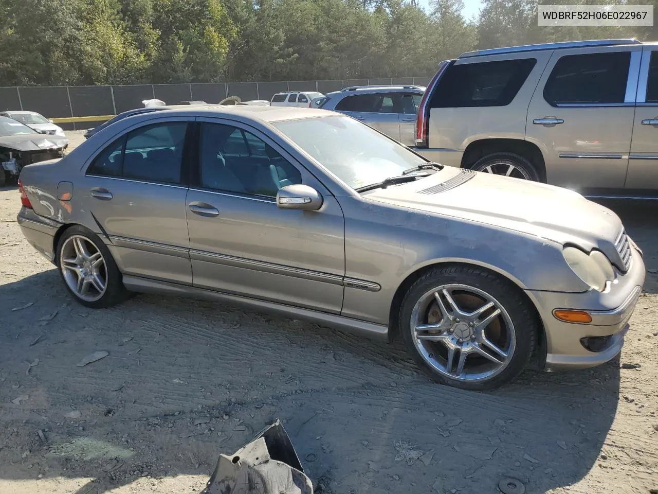 2006 Mercedes-Benz C 230 VIN: WDBRF52H06E022967 Lot: 75021254