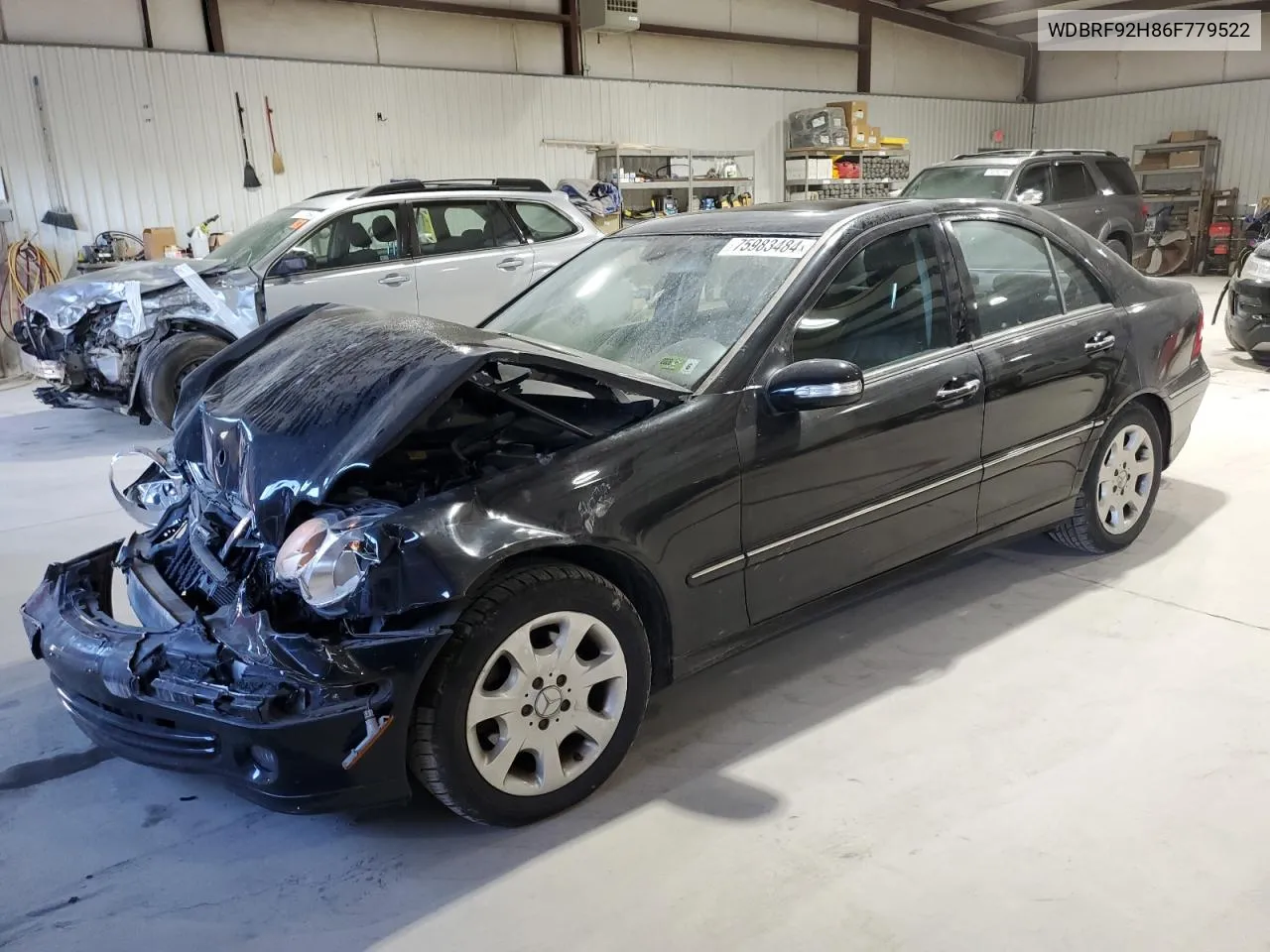 2006 Mercedes-Benz C 280 4Matic VIN: WDBRF92H86F779522 Lot: 75983484