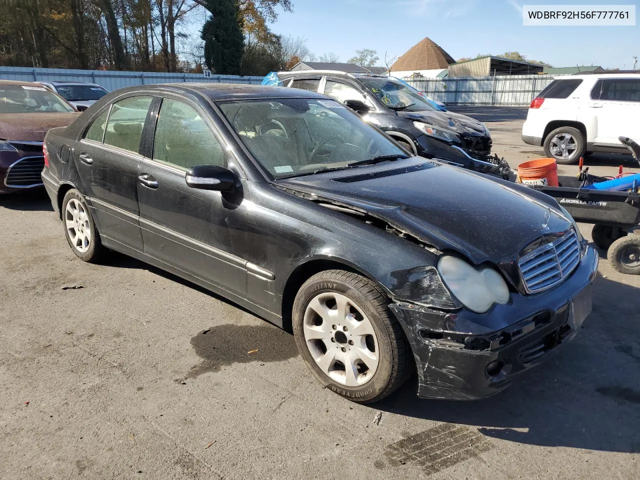 2006 Mercedes-Benz C 280 4Matic VIN: WDBRF92H56F777761 Lot: 76787884