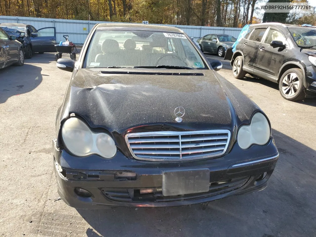 2006 Mercedes-Benz C 280 4Matic VIN: WDBRF92H56F777761 Lot: 76787884