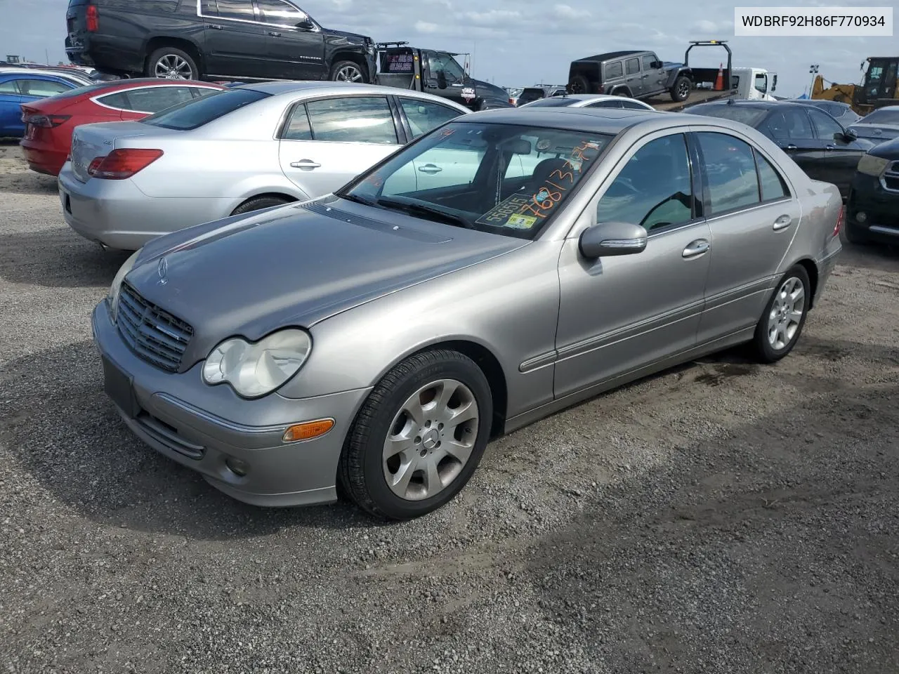 2006 Mercedes-Benz C 280 4Matic VIN: WDBRF92H86F770934 Lot: 76813374