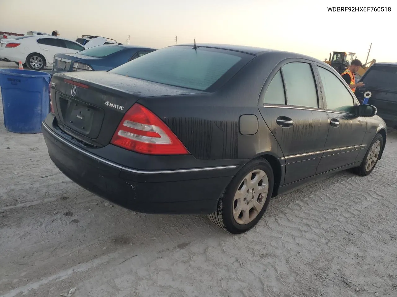 2006 Mercedes-Benz C 280 4Matic VIN: WDBRF92HX6F760518 Lot: 77255984